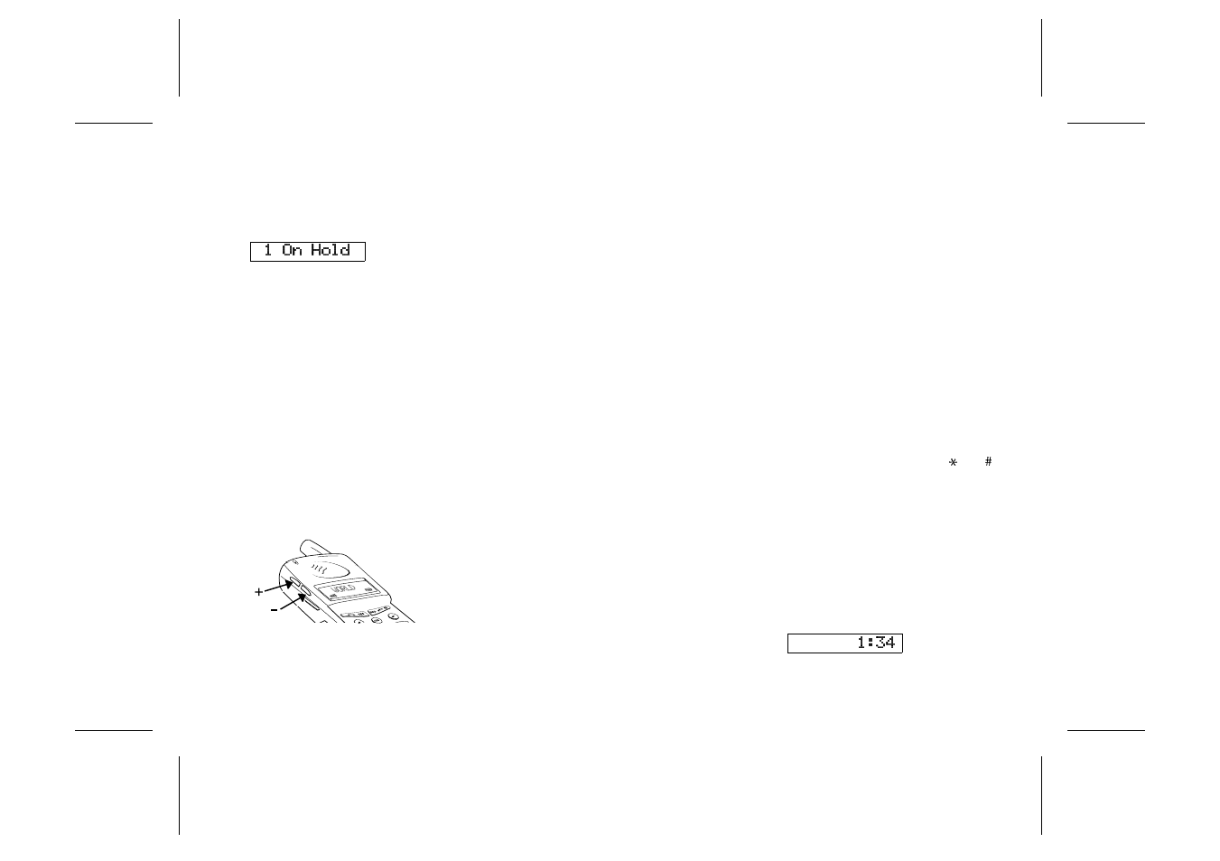 Useful information while talking, Changing volume while talking, Muting microphone | Using phone as scratch pad, Sending tone signals, Checking time of calls | Ericsson GF768 User Manual | Page 14 / 35
