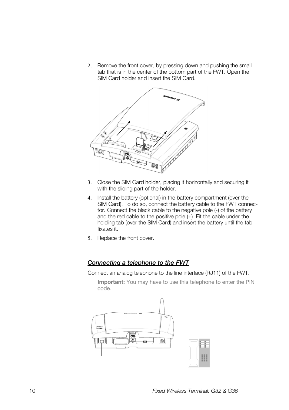 Ericsson G36 User Manual | Page 10 / 84