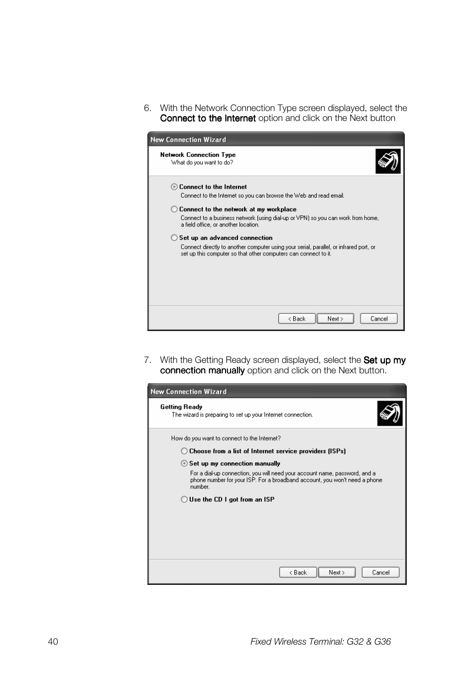 Ericsson G36 User Manual | Page 40 / 84