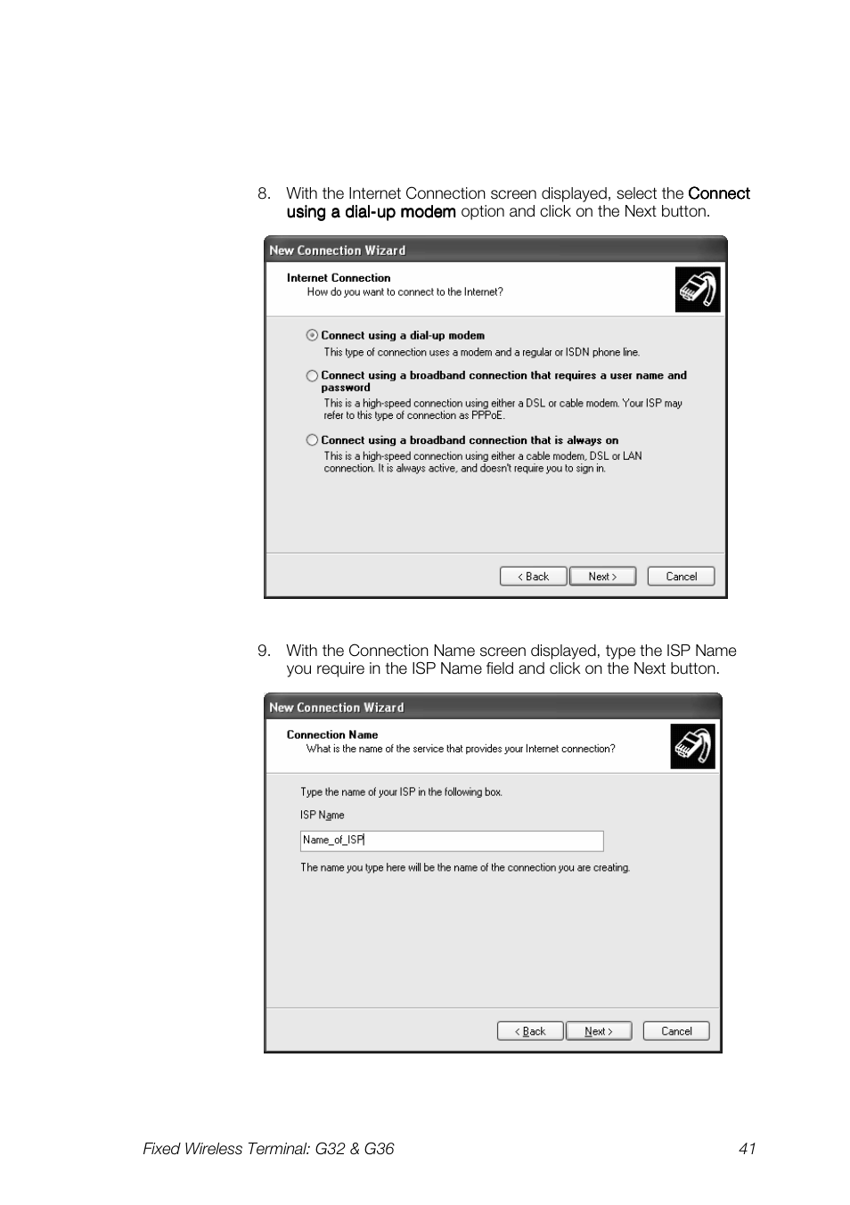 Ericsson G36 User Manual | Page 41 / 84