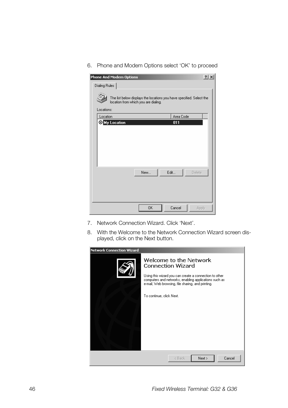 Ericsson G36 User Manual | Page 46 / 84