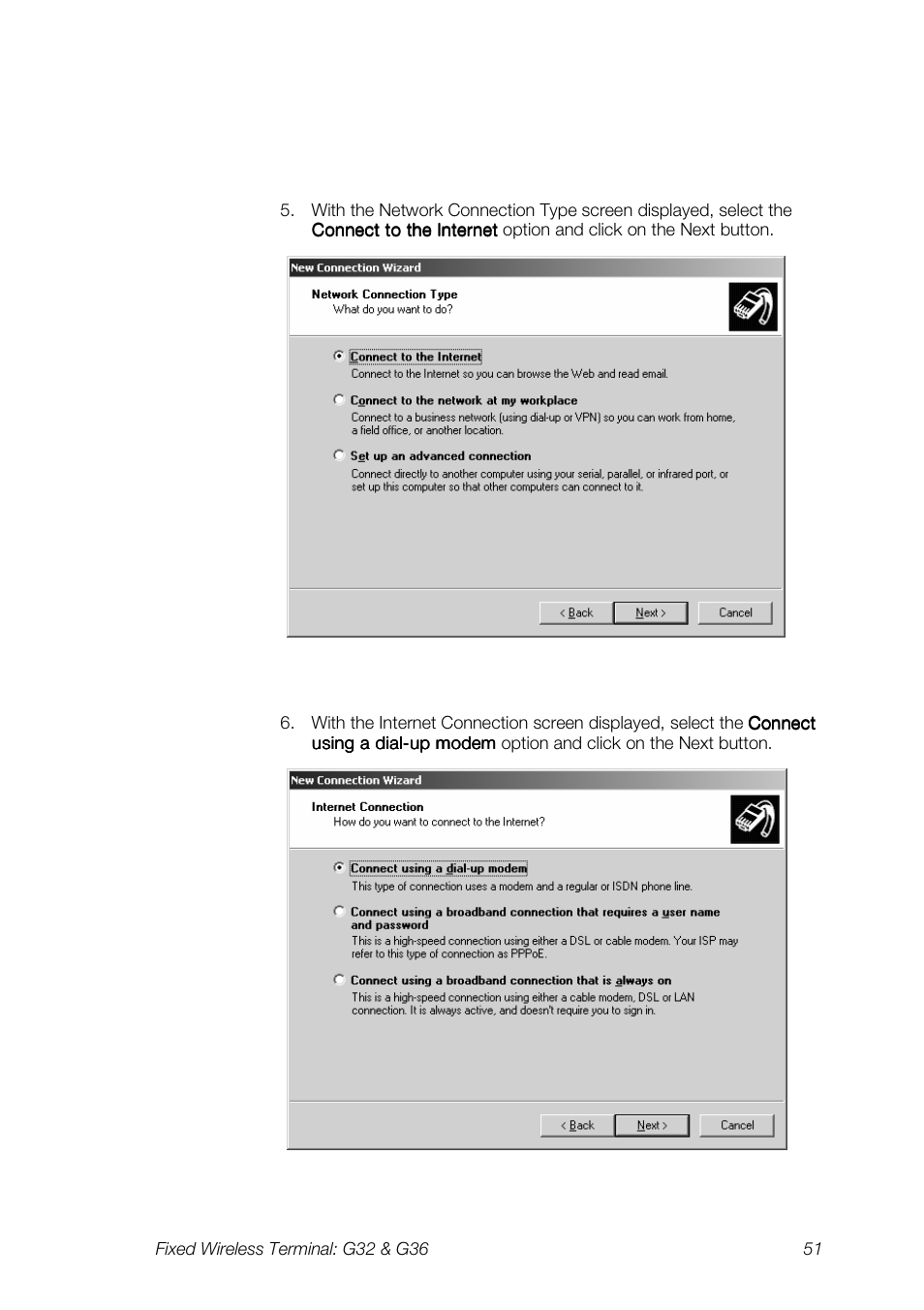 Ericsson G36 User Manual | Page 51 / 84