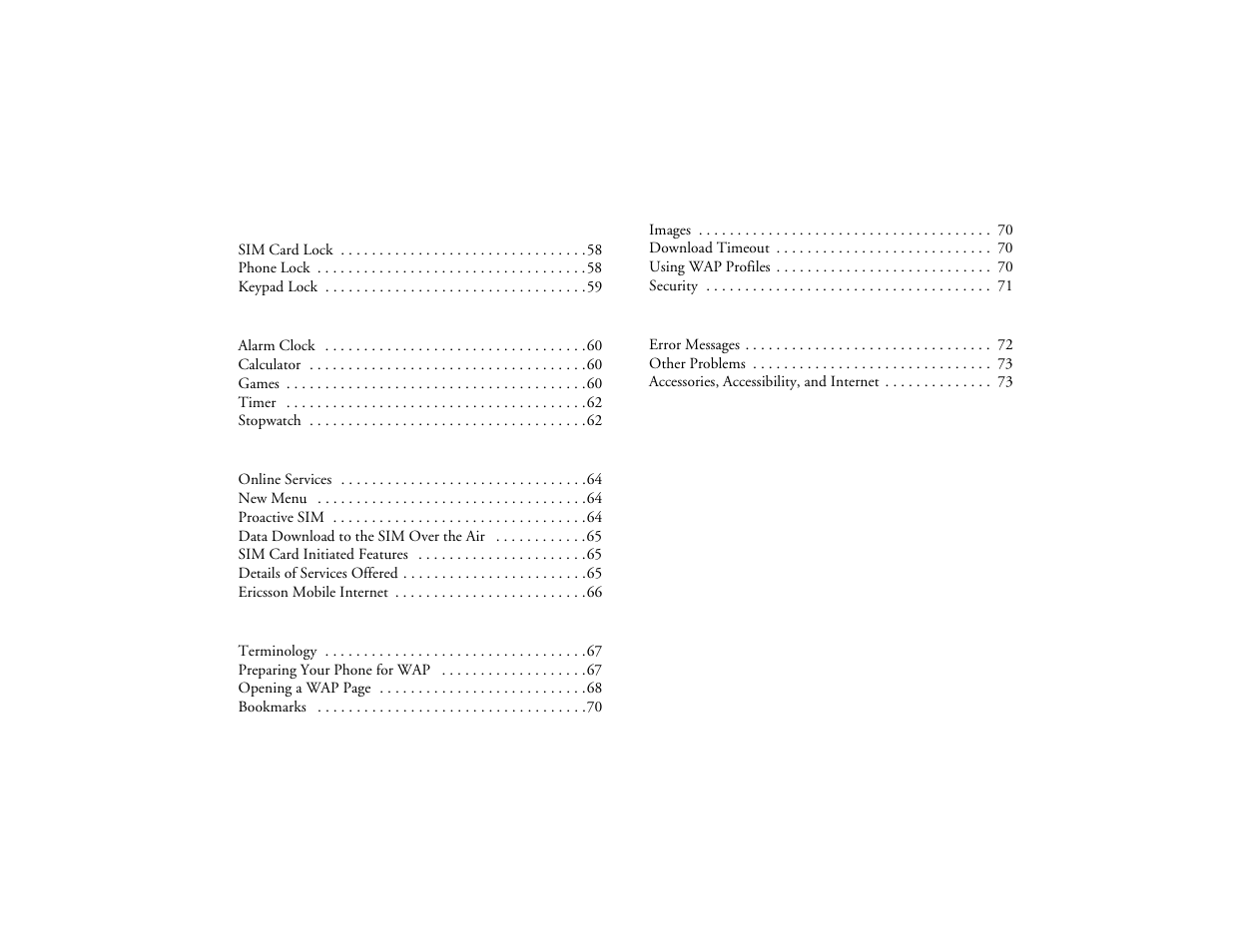 Not for commercial use - ericsson inc | Ericsson R300Z User Manual | Page 6 / 88