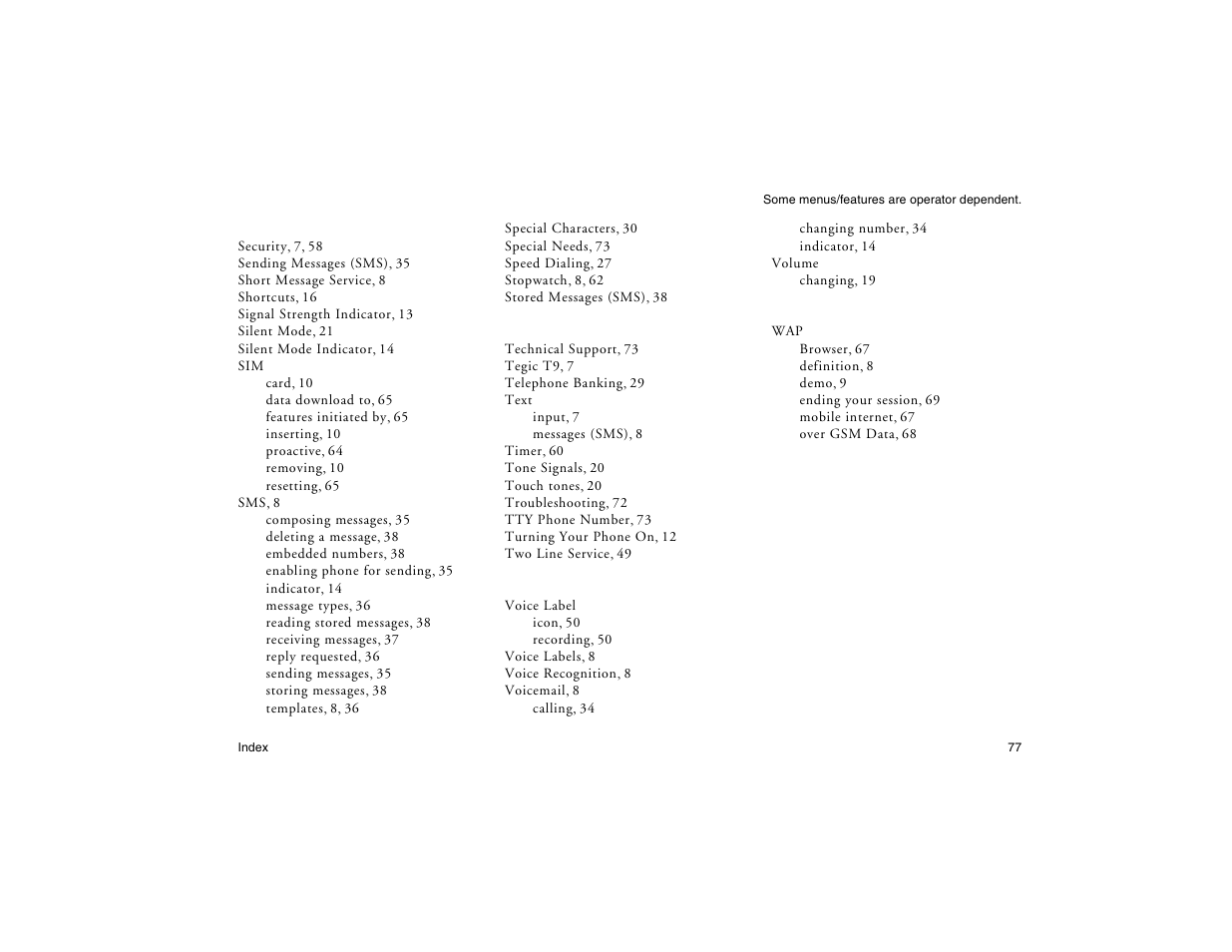 Not for commercial use - ericsson inc | Ericsson R300Z User Manual | Page 84 / 88