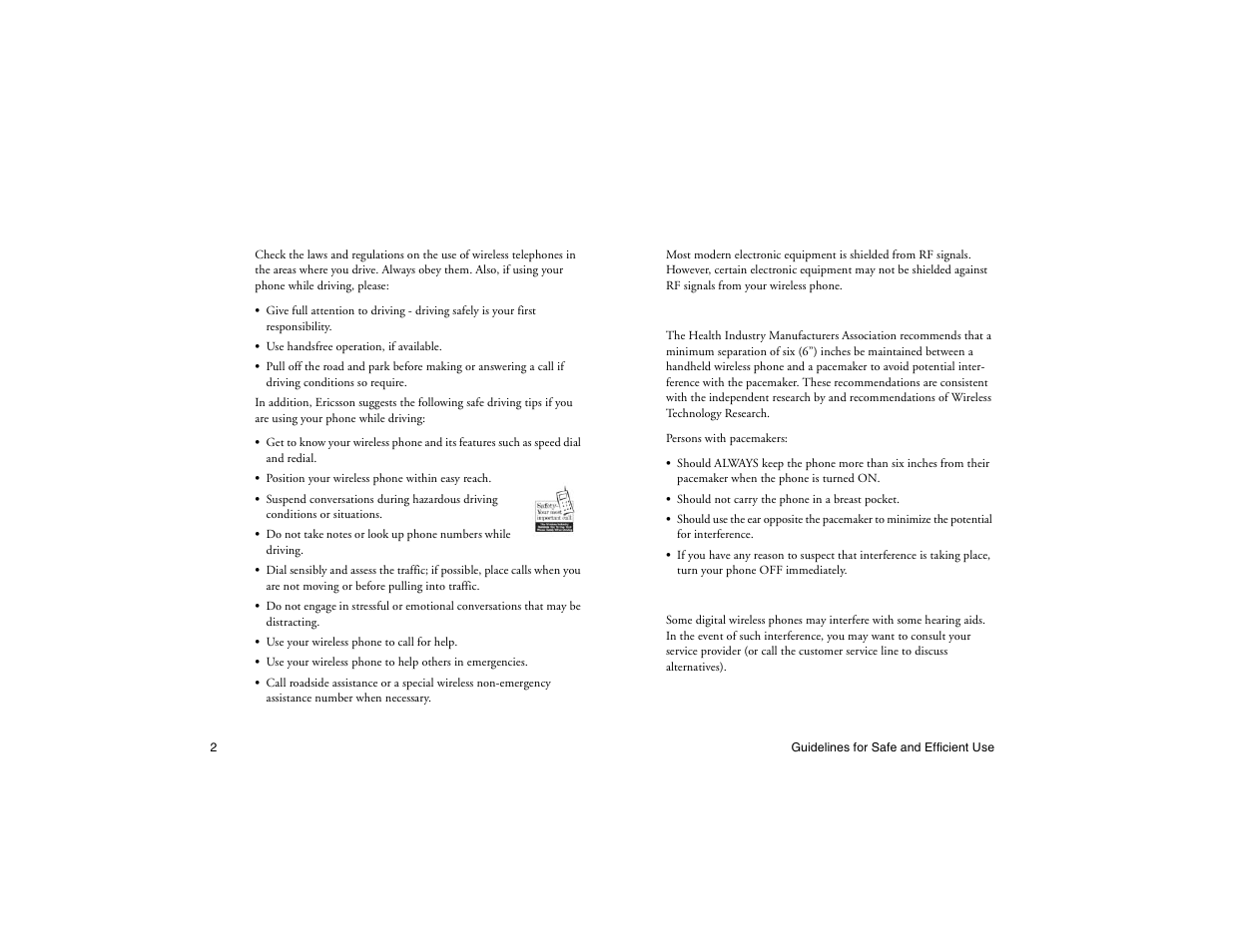 Not for commercial use - ericsson inc | Ericsson R300Z User Manual | Page 9 / 88