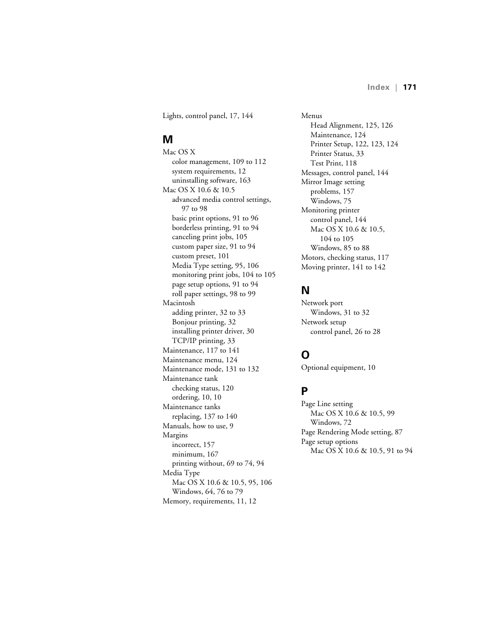 Ericsson STYLUS PRO 4900 User Manual | Page 169 / 174