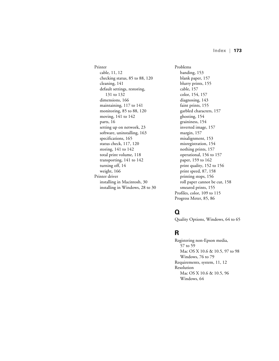Ericsson STYLUS PRO 4900 User Manual | Page 171 / 174