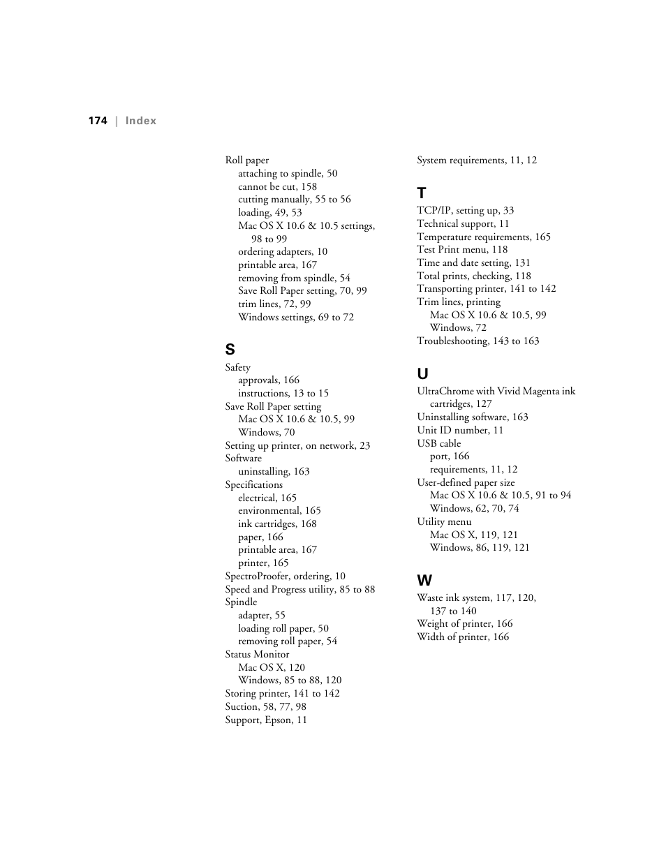 Ericsson STYLUS PRO 4900 User Manual | Page 172 / 174