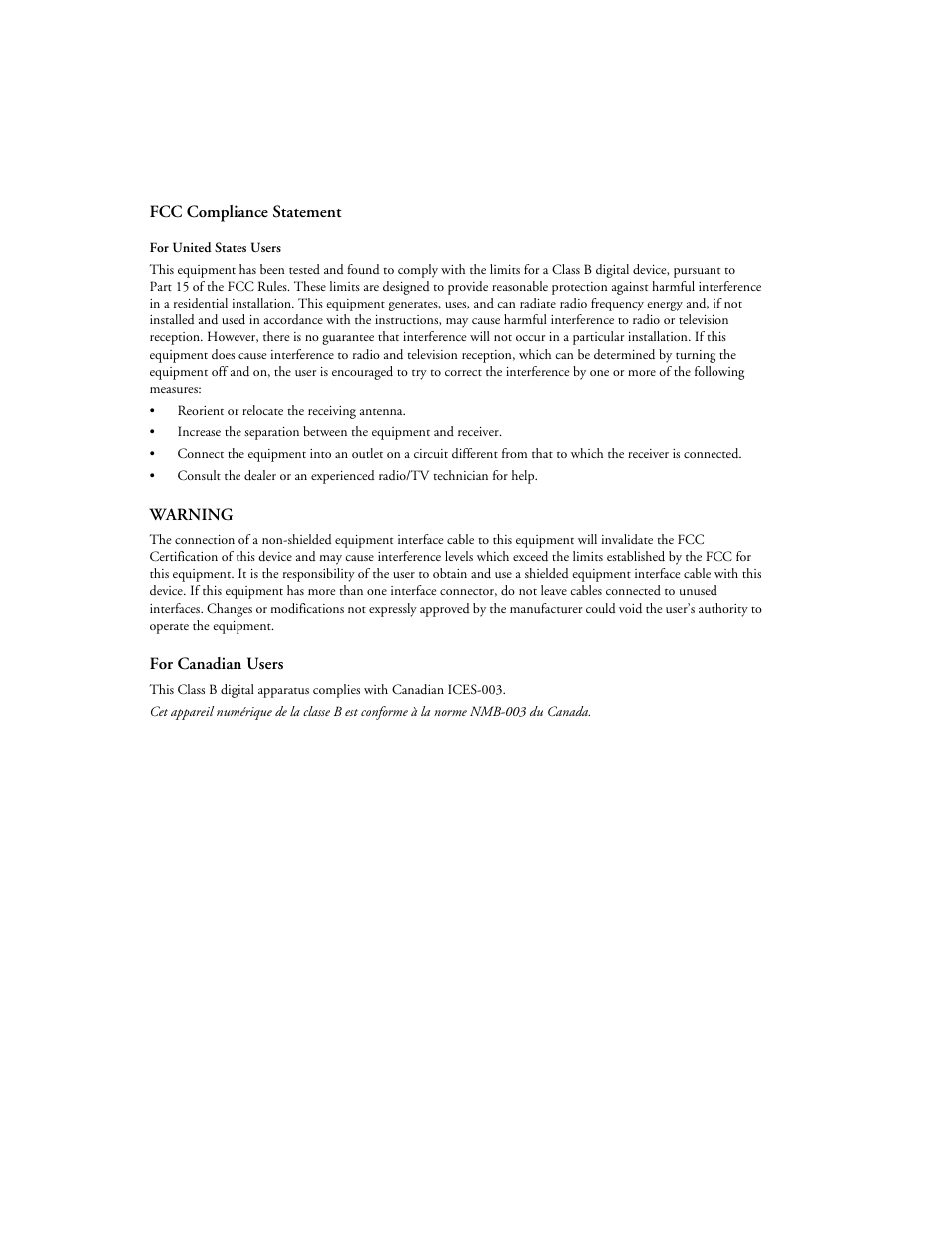 Fcc compliance statement | Ericsson STYLUS PRO 4900 User Manual | Page 3 / 174