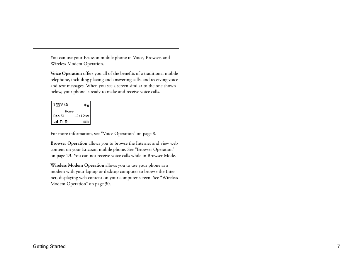 Not for commercial use - ericsson inc | Ericsson A1228c User Manual | Page 13 / 60