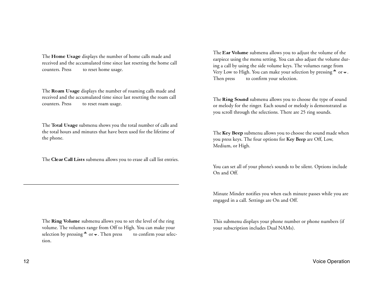 Not for commercial use - ericsson inc, Settings menu | Ericsson A1228c User Manual | Page 18 / 60