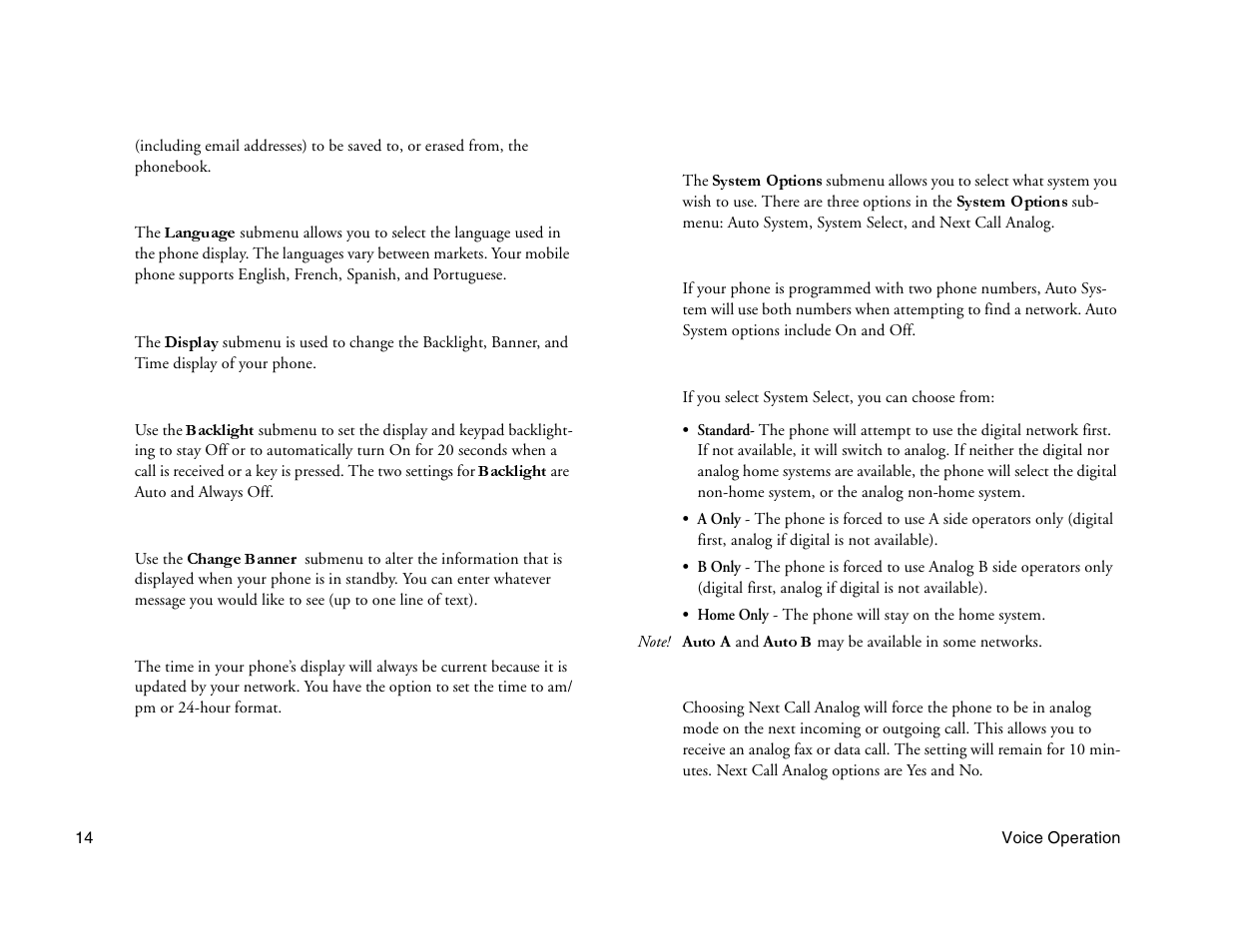 Not for commercial use - ericsson inc | Ericsson A1228c User Manual | Page 20 / 60
