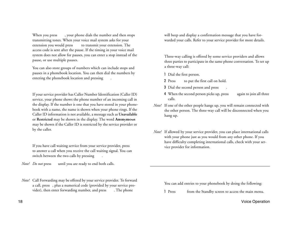 Not for commercial use - ericsson inc, Using your phonebook | Ericsson A1228c User Manual | Page 24 / 60