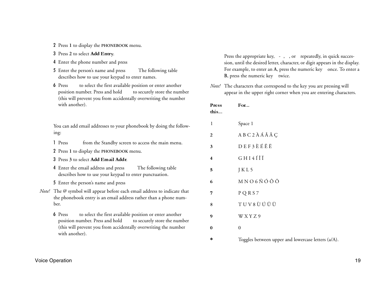 Not for commercial use - ericsson inc | Ericsson A1228c User Manual | Page 25 / 60