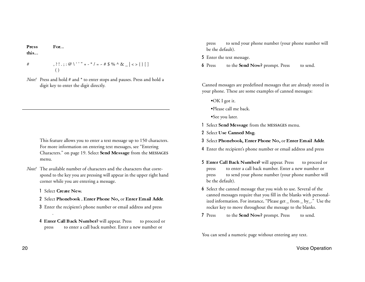 Not for commercial use - ericsson inc, Short message service (sms) | Ericsson A1228c User Manual | Page 26 / 60