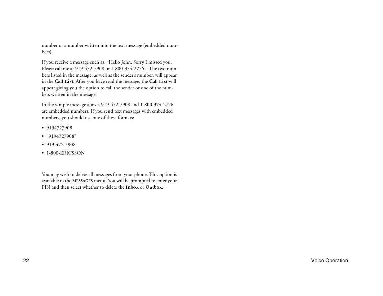 Not for commercial use - ericsson inc | Ericsson A1228c User Manual | Page 28 / 60