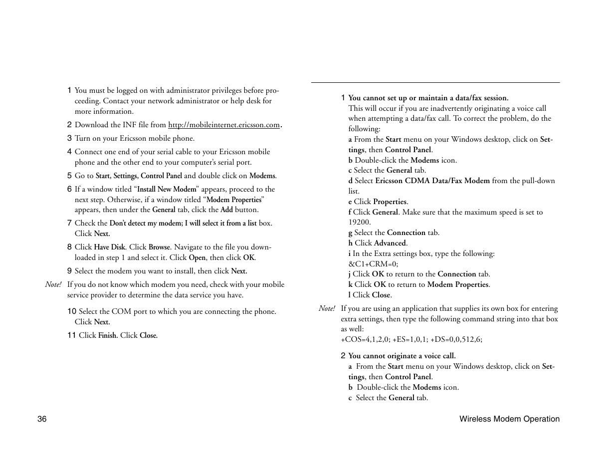 Not for commercial use - ericsson inc, Troubleshooting | Ericsson A1228c User Manual | Page 42 / 60