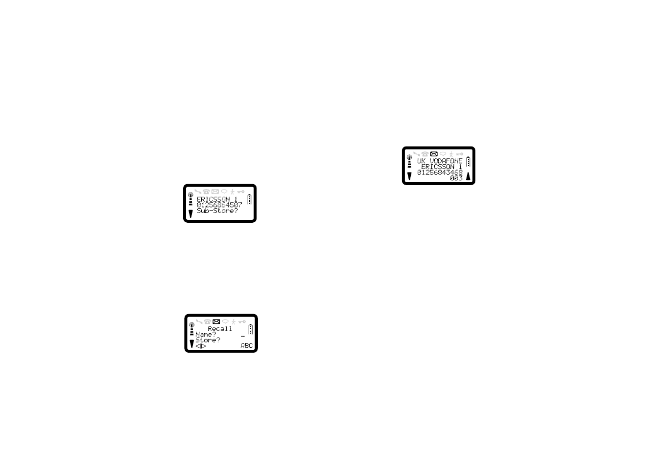 To store your own telephone number, To edit a number from memory store | Ericsson SATELLITE R290 User Manual | Page 31 / 74