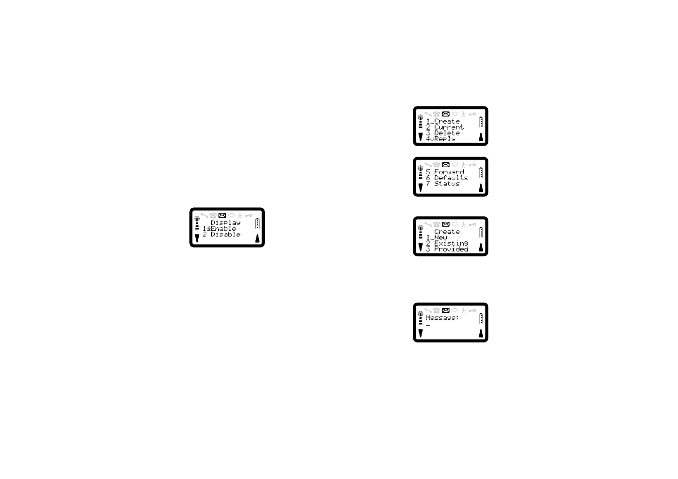 Displaying priority messages immediately, Sending a message | Ericsson SATELLITE R290 User Manual | Page 65 / 74