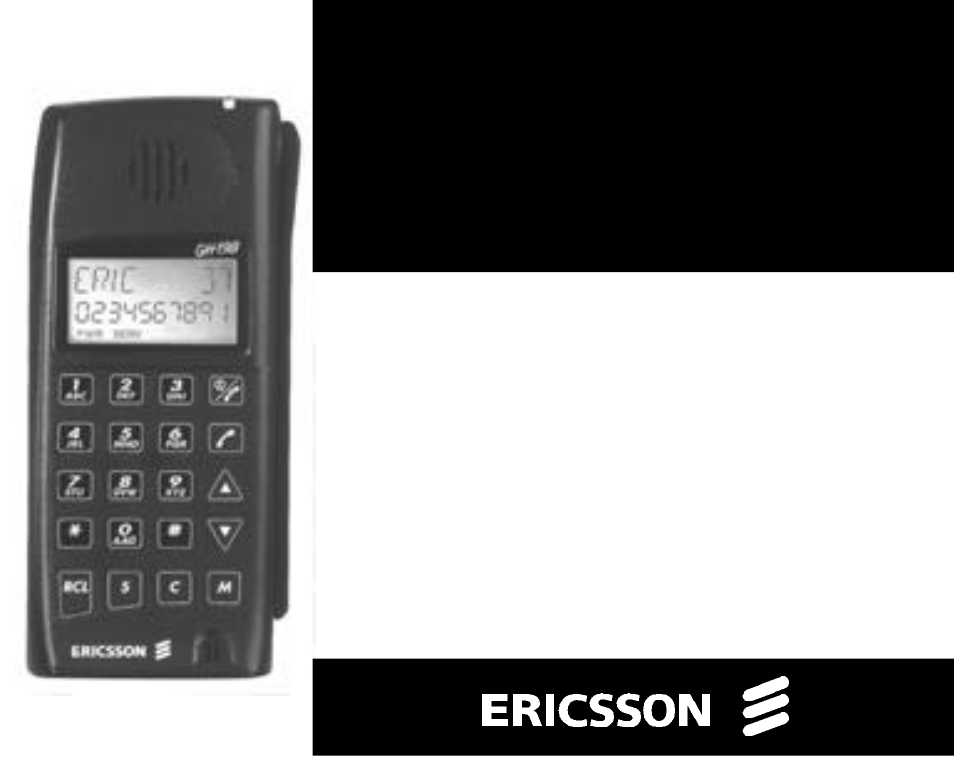 Ericsson GH198 User Manual | 68 pages