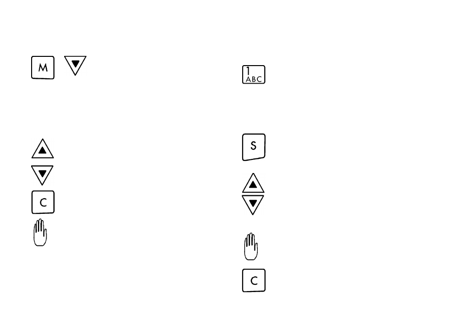 Using a combination of the two methods, Leaving a special function, Changing a setting | Storing a new setting | Ericsson GH198 User Manual | Page 36 / 68