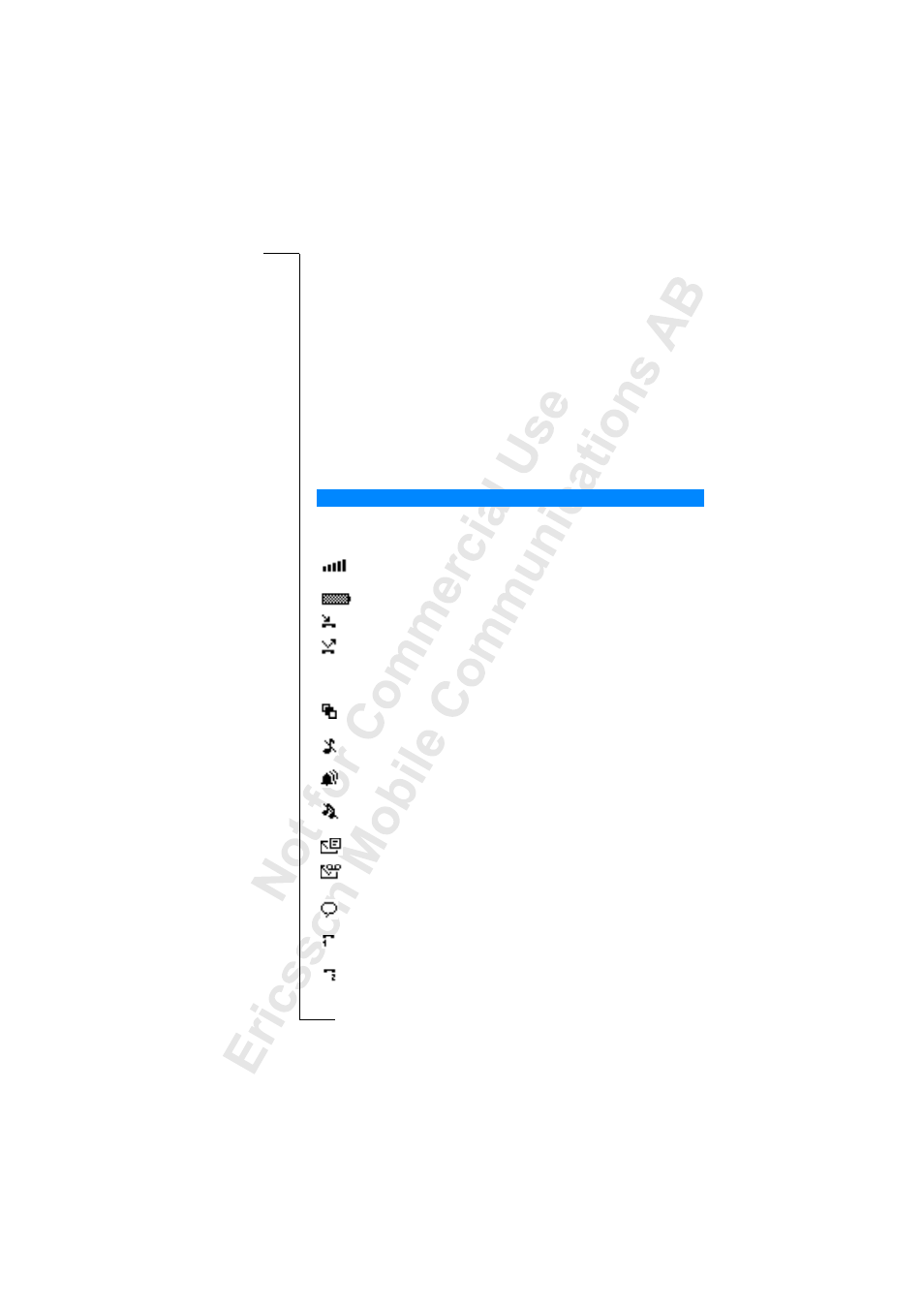 Display information and key functions, Display information and key functions 11 | Ericsson T28z User Manual | Page 12 / 128