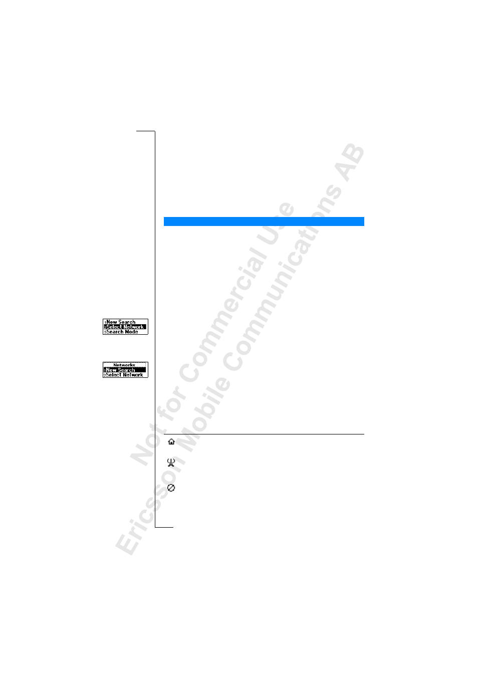 Setting network preferences | Ericsson T28z User Manual | Page 71 / 128