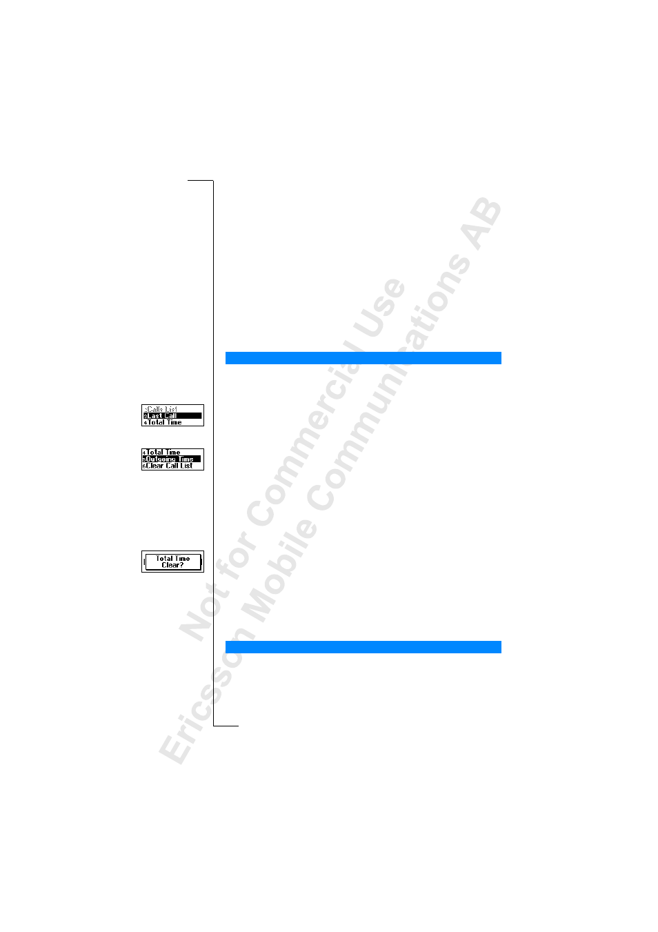 Knowing the call time/ call cost, Knowing the call time/call cost, Knowing the call | Knowing the | Ericsson T28z User Manual | Page 74 / 128