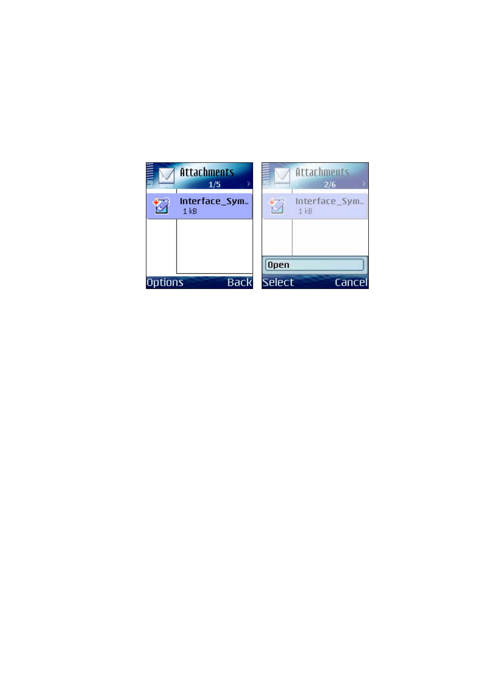 Attachment handling | Ericsson S60 User Manual | Page 21 / 28