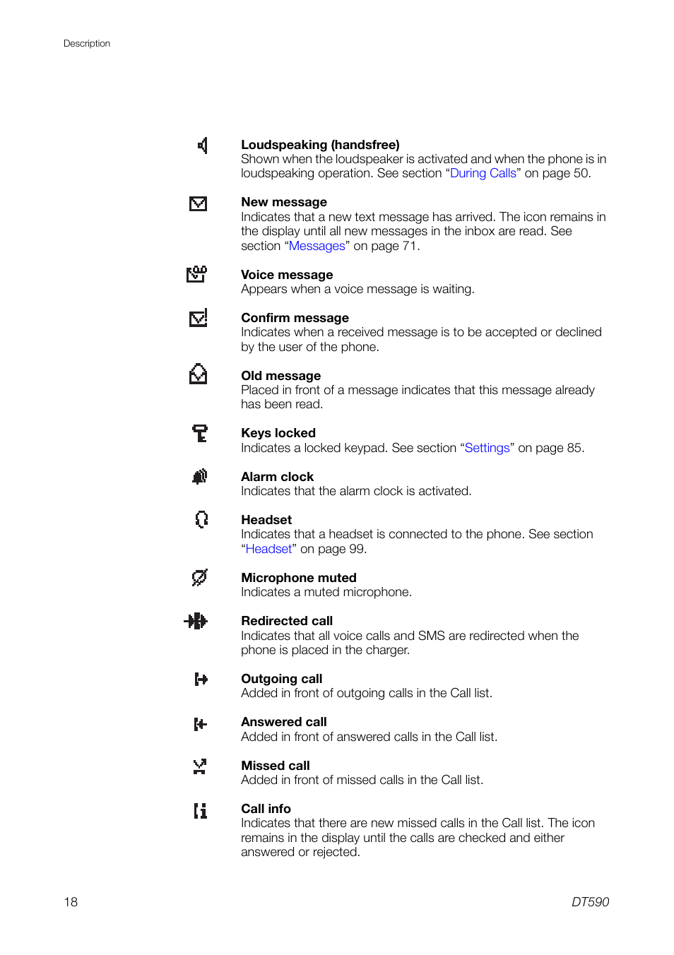 Ericsson DT59C User Manual | Page 18 / 108