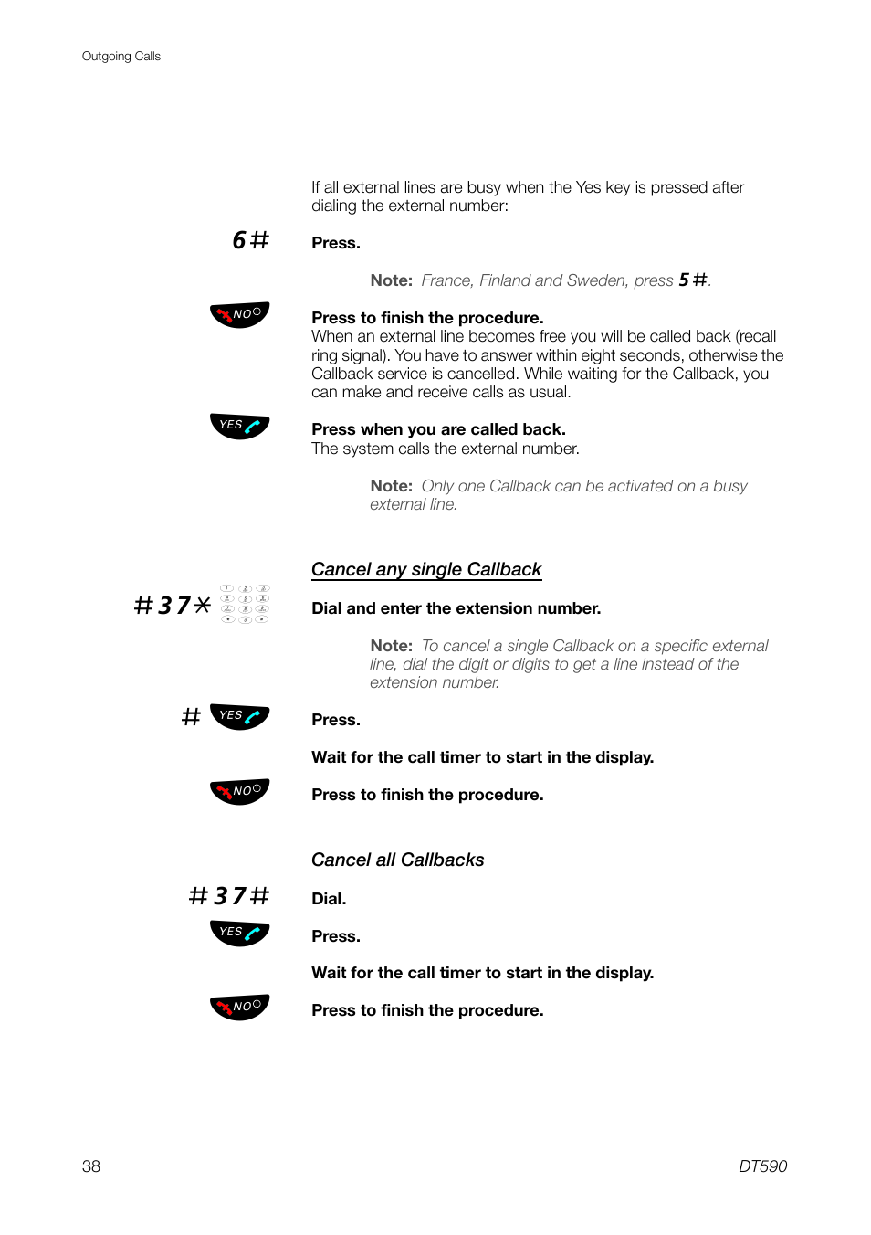 Ericsson DT59C User Manual | Page 38 / 108