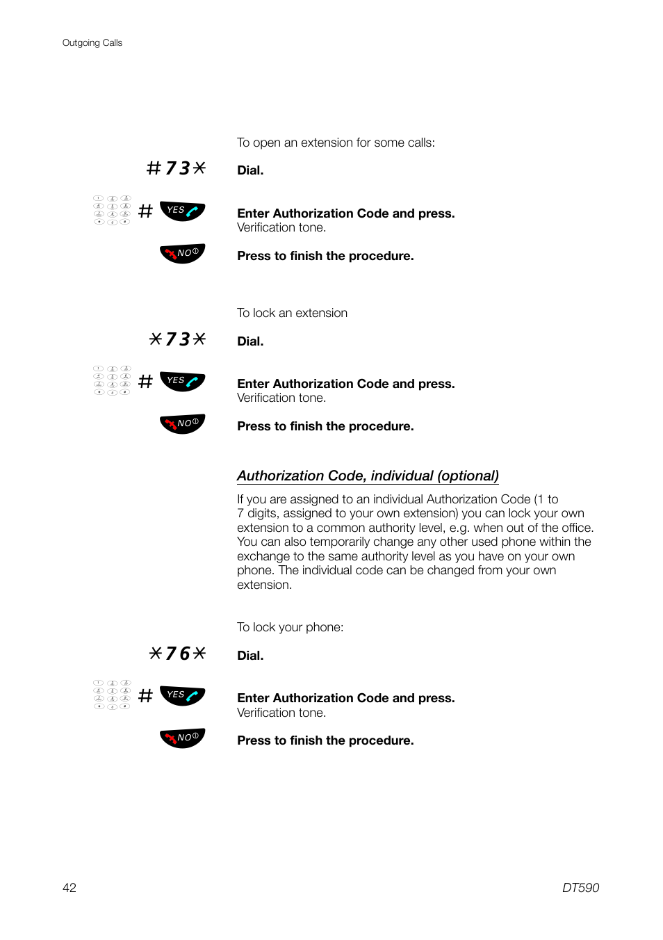 Ericsson DT59C User Manual | Page 42 / 108