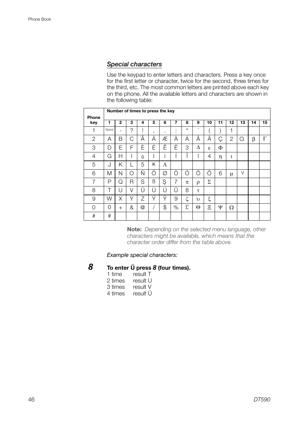 Ericsson DT59C User Manual | Page 46 / 108