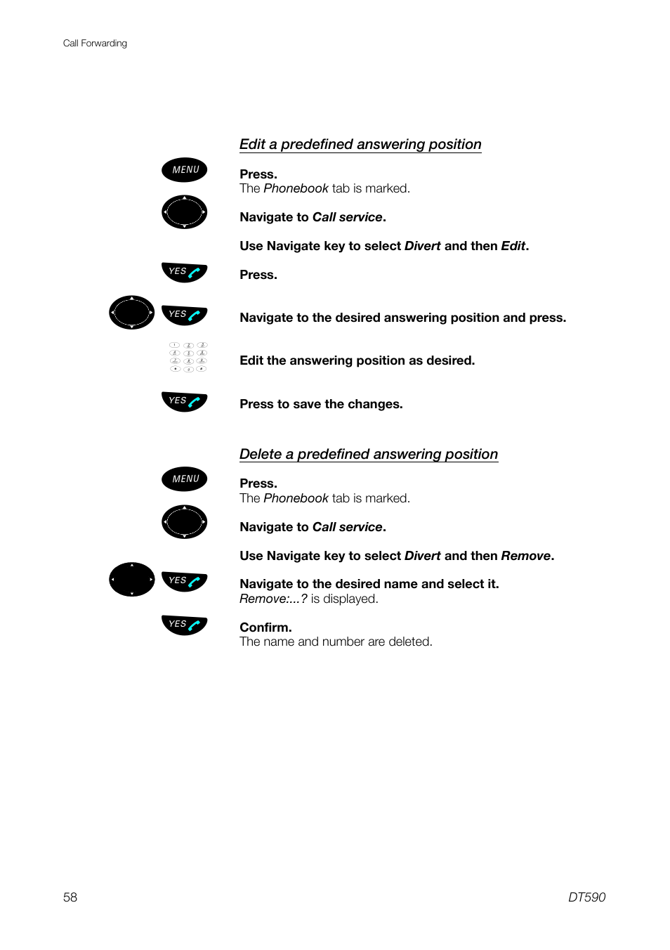 ºь ы | Ericsson DT59C User Manual | Page 58 / 108