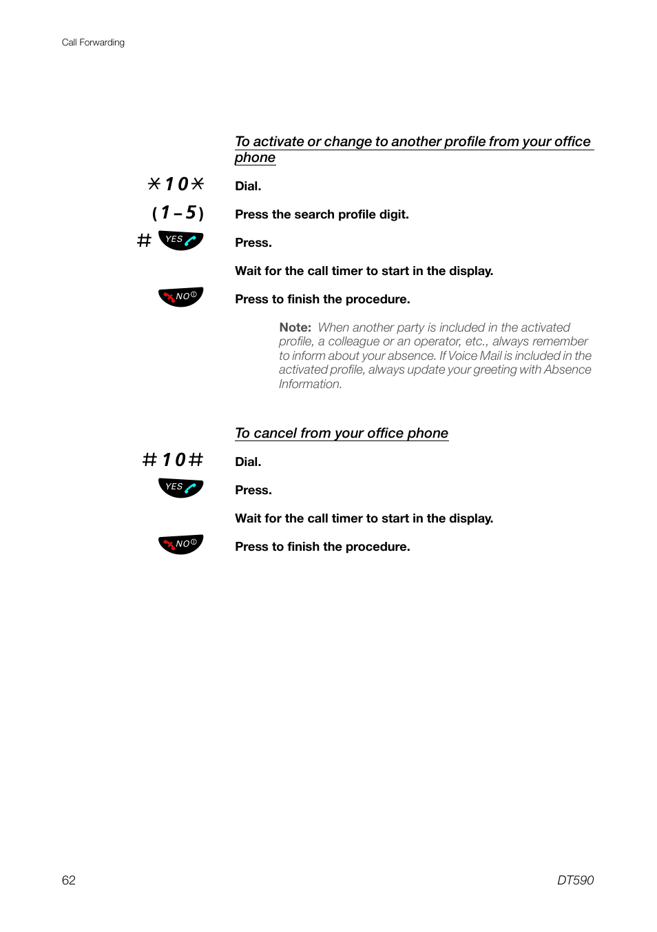 Ericsson DT59C User Manual | Page 62 / 108