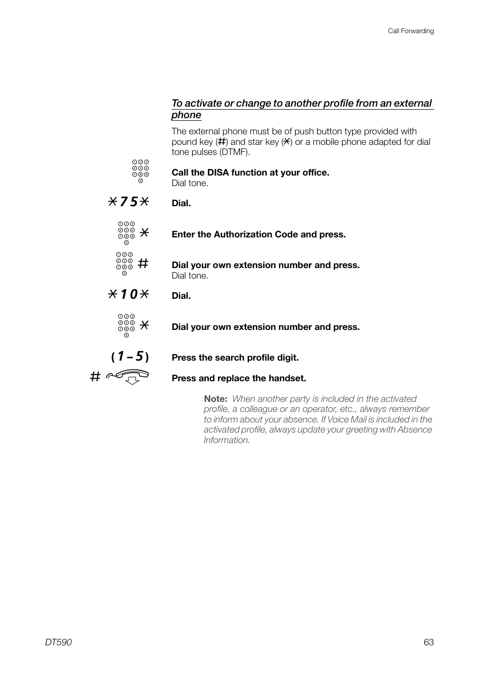 Ericsson DT59C User Manual | Page 63 / 108