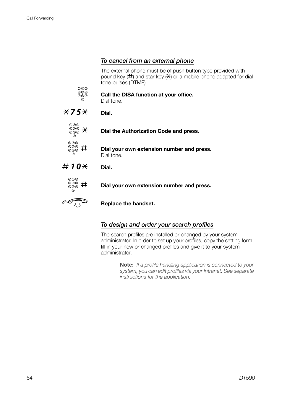 Ericsson DT59C User Manual | Page 64 / 108