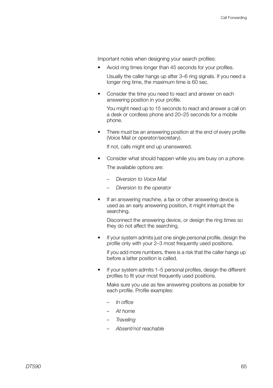 Ericsson DT59C User Manual | Page 65 / 108