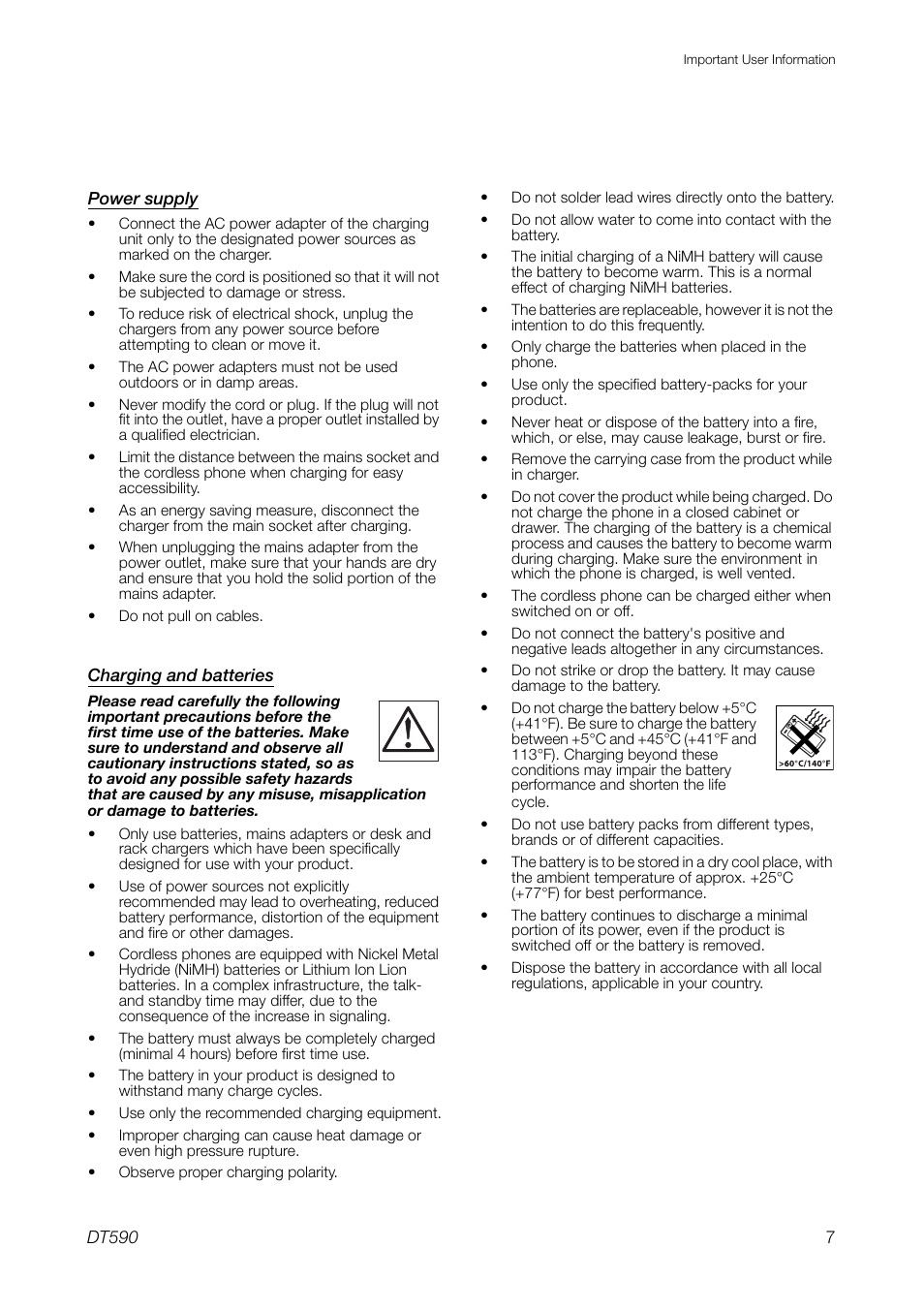 Ericsson DT59C User Manual | Page 7 / 108