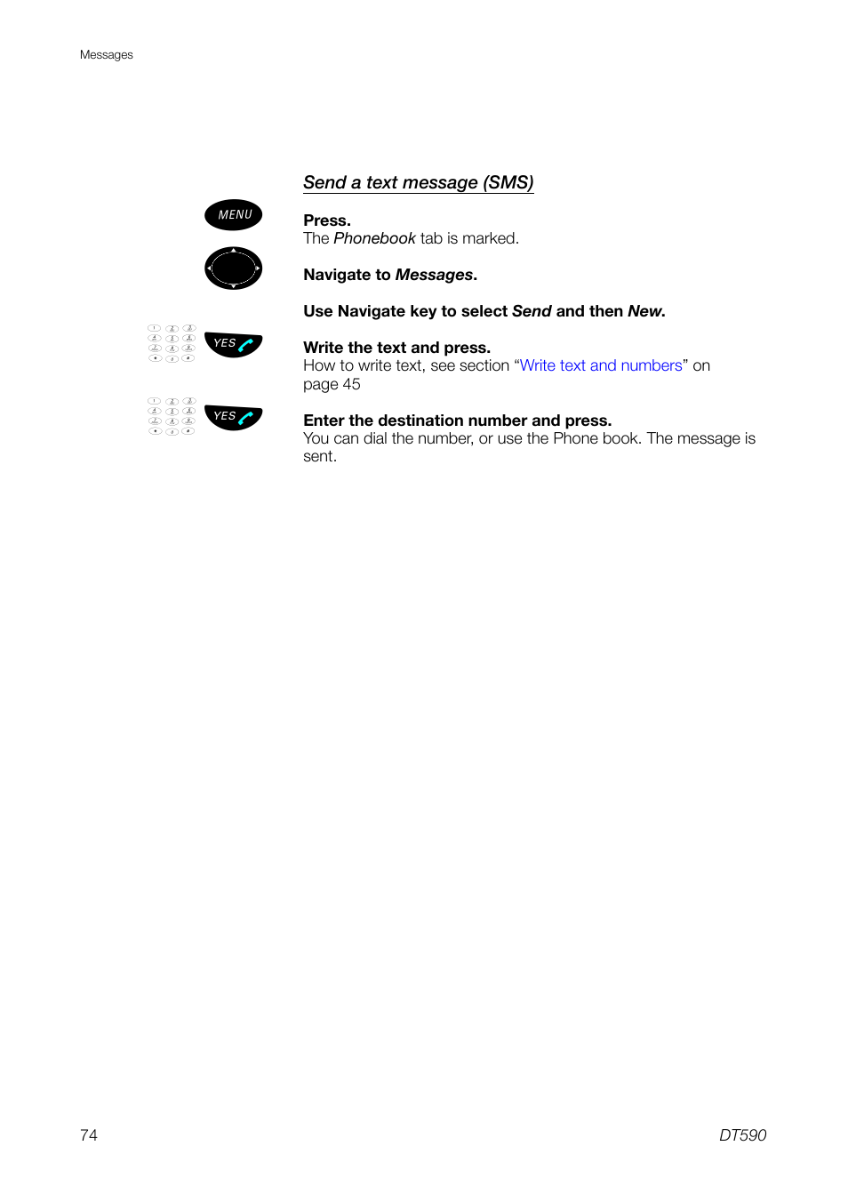 Ericsson DT59C User Manual | Page 74 / 108