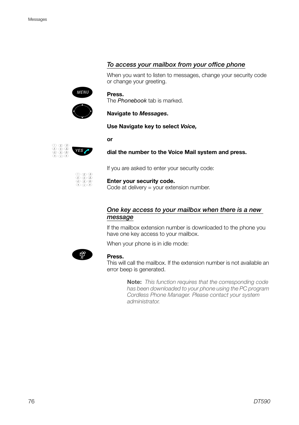 Ericsson DT59C User Manual | Page 76 / 108