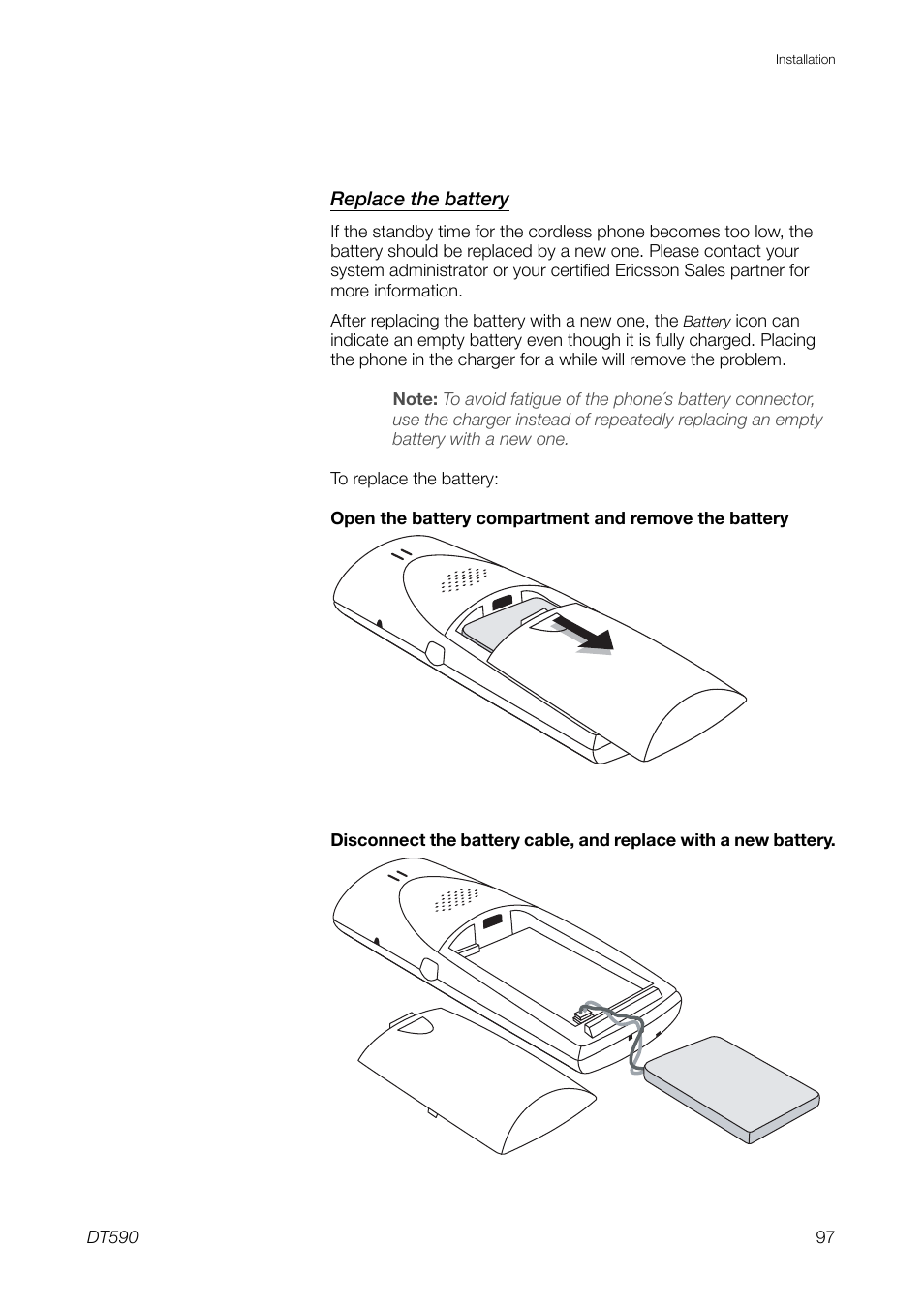 Ericsson DT59C User Manual | Page 97 / 108