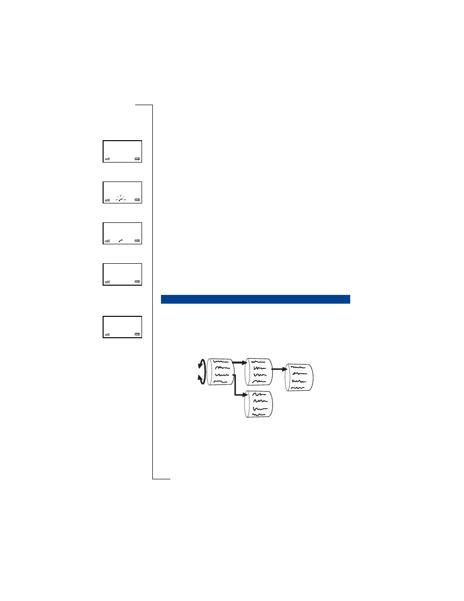 Extension number, Call information, Call costs or duration | Time and date, Using the menus, D “using the menus” on | Ericsson BS260 User Manual | Page 20 / 127