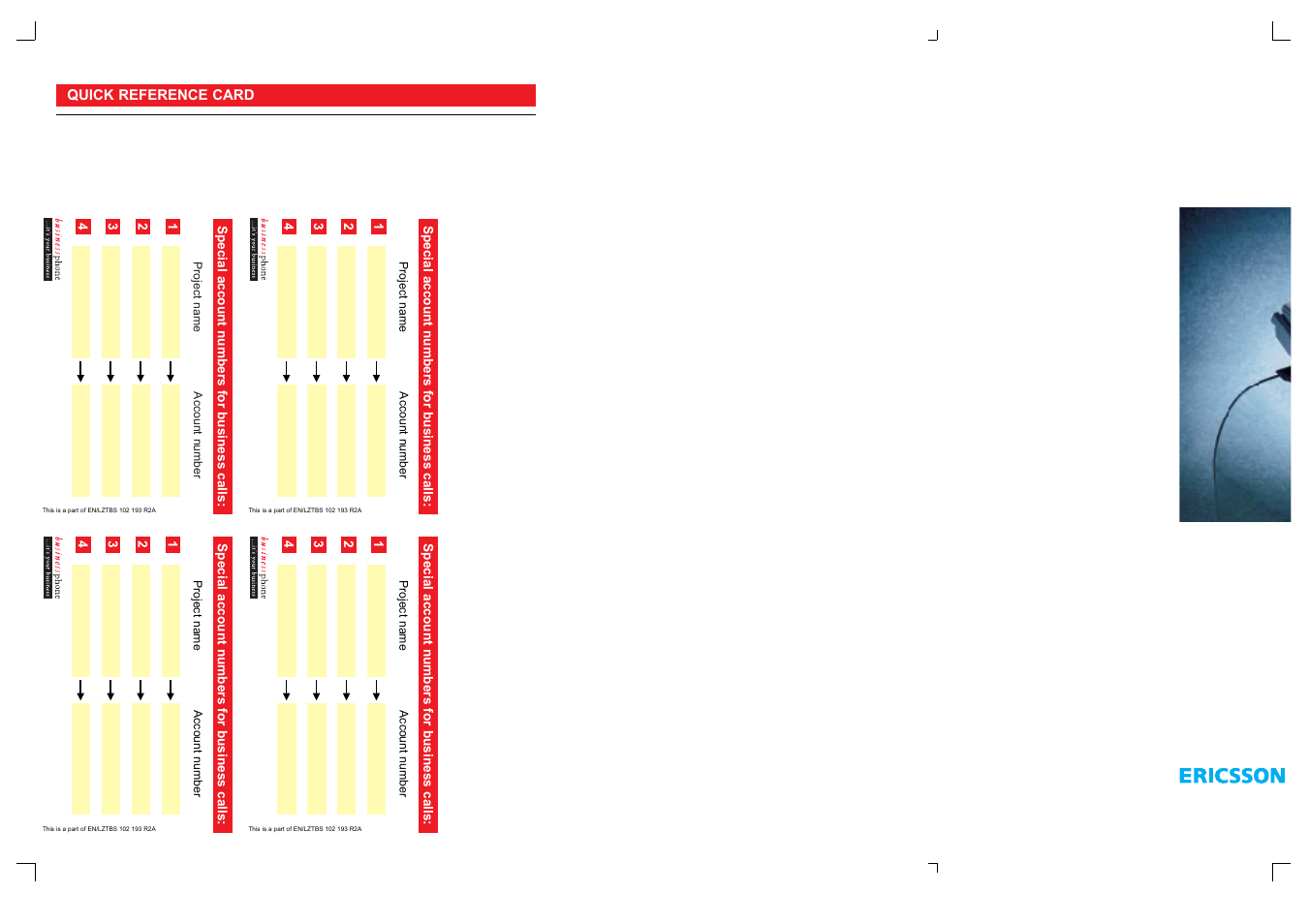 Ericsson 250 User Manual | Page 64 / 64