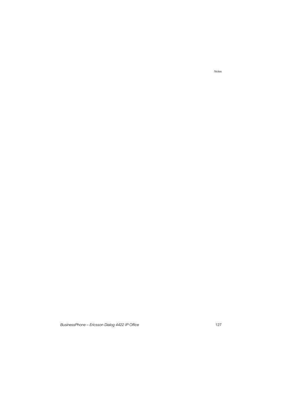 Ericsson 4422 User Manual | Page 127 / 128