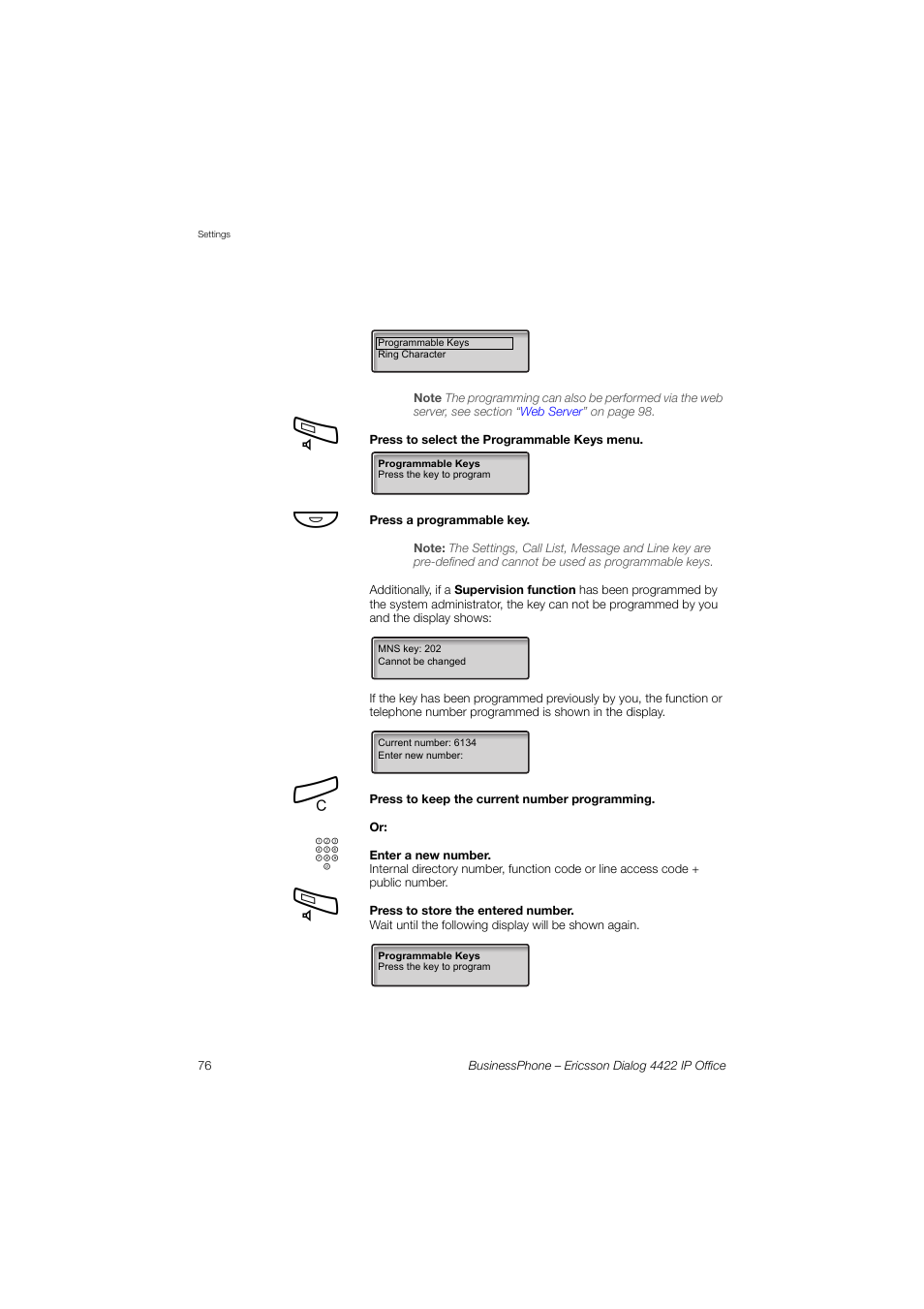 Ericsson 4422 User Manual | Page 76 / 128