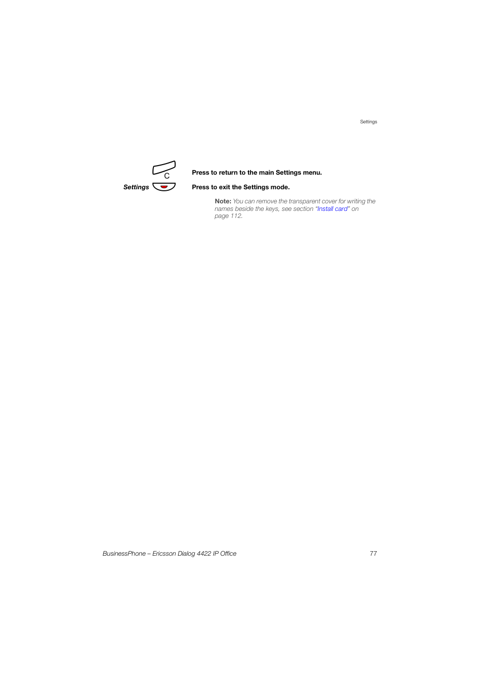Ericsson 4422 User Manual | Page 77 / 128