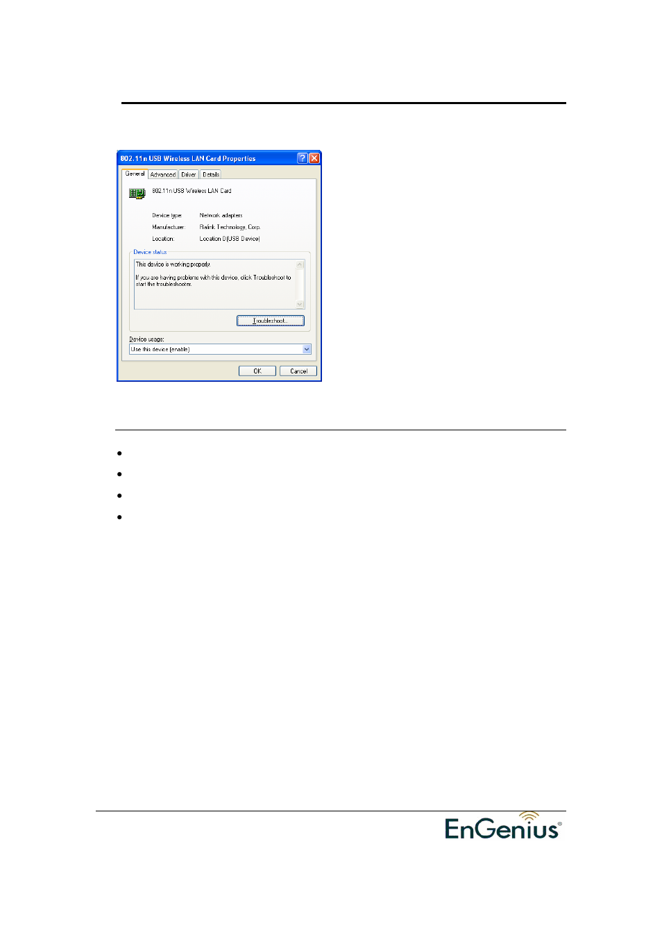 7 setup network configuration (ms winxp) | Ericsson EUB-9701 EXT2 User Manual | Page 10 / 38