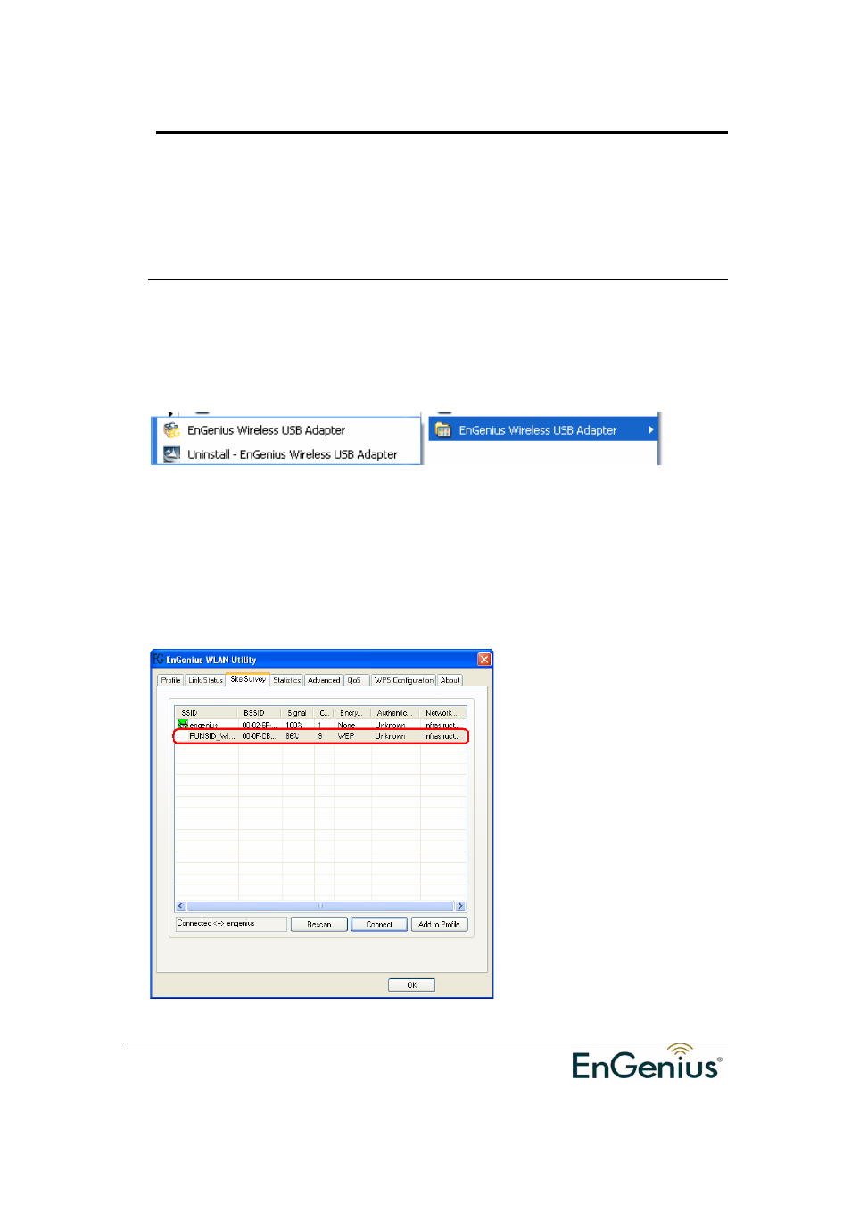 9 setup network security (wep, wpa…), A. setting wep | Ericsson EUB-9701 EXT2 User Manual | Page 14 / 38