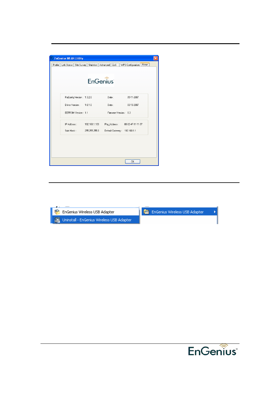 17 uninstalling engenius utility/driver | Ericsson EUB-9701 EXT2 User Manual | Page 27 / 38
